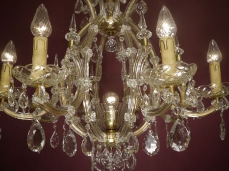 Preview: large marie theresia chandelier 9 lights(only pick up) Preview: large marie theresia chandelier 9 lights(only pick up)