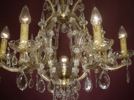 Preview: large marie theresia chandelier 9 lights(only pick up) Preview: large marie theresia chandelier 9 lights(only pick up)