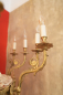 Preview: Großer Kristall Korblüster 20-flammig Messing Louis XVI Stil 80 cm