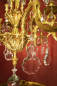 Preview: Prächtiger spanischer Kristall-Kronleuchter mit Putte, Goldbronze und 120 Kristallen – 12-flammig, 1960er Jahre