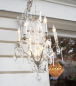 Preview: French Silver-Plated Crystal Chandelier, 9 Lights (6+3), Circa 1890–1910