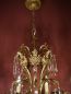 Preview: 6 lights brass chandelier quality crystal heard shape
