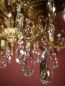 Preview: 6 lights brass chandelier quality crystal heard shape