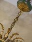 Preview: 9 light empire chandelier green warm varnish!