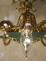 Preview: 9 light empire chandelier green warm varnish!
