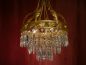 Preview: italy 3-light crystal chandelier goldbronze