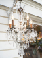 Preview: Antique Italian Murano Crystal Chandelier, Silvered Bronze, Venice, circa 1900–1920
