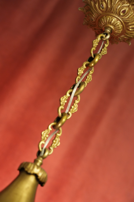 figürlicher Jugendstiltropfen Bronze