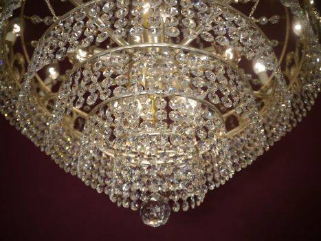large stepped chandelier silver only pick up