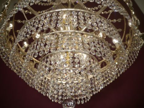 large stepped chandelier silver only pick up