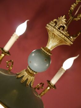 Kleiner Empire-Kronleuchter, 6-flammig, Frankreich um 1970