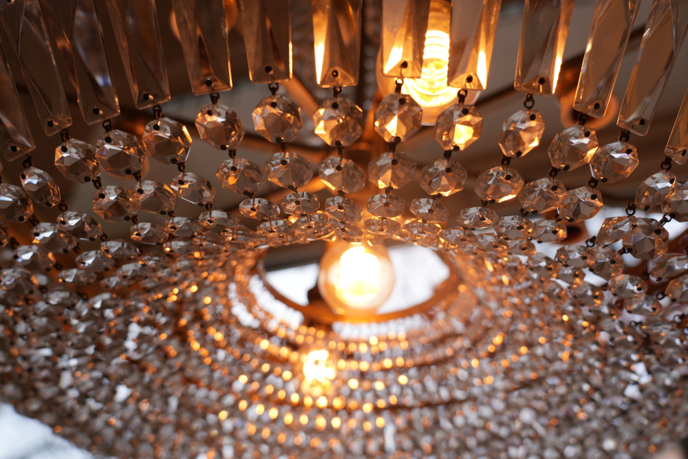 wunderschöner großer Korblüster Messing filigran 12 flammig