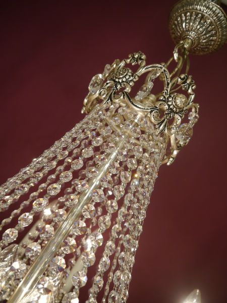 large stepped chandelier silver only pick up