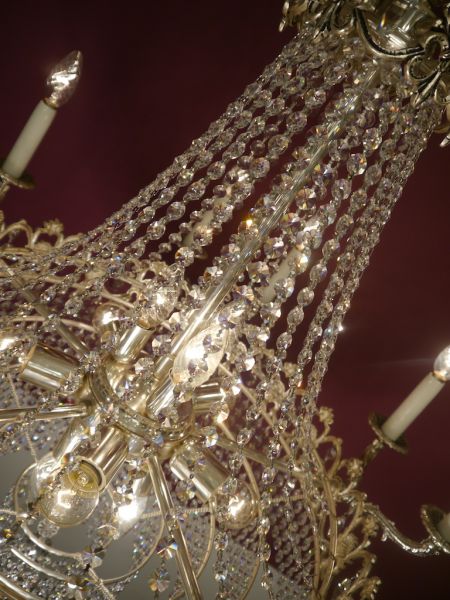 large stepped chandelier silver only pick up