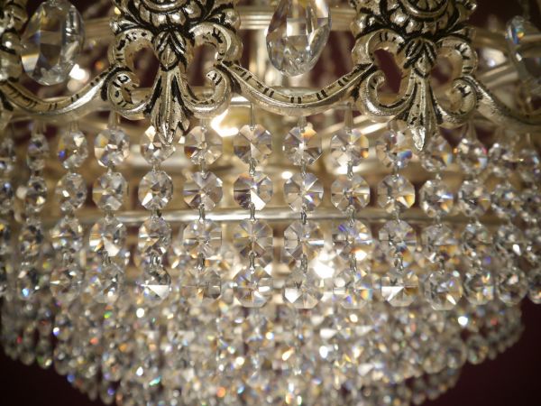 large stepped chandelier silver only pick up