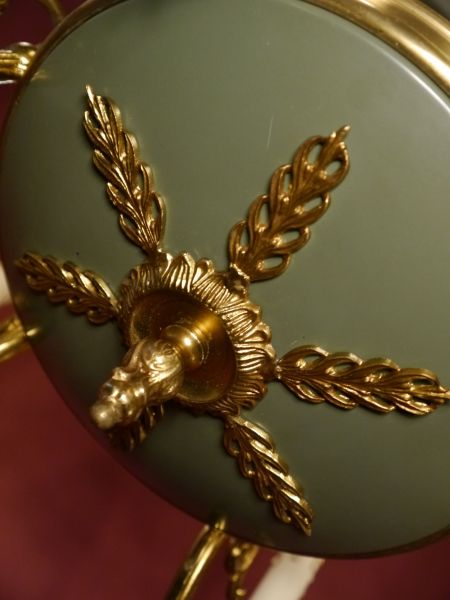 Kleiner Empire-Kronleuchter, 6-flammig, Frankreich um 1970