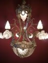 large art nouveau lamp antique! sold to Berlin Germany